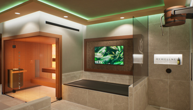 Superior-Suite mit Sauna, Massageliegt, Sunshower